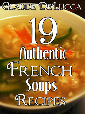 cover image of 19 Authentic French Soups Recipes